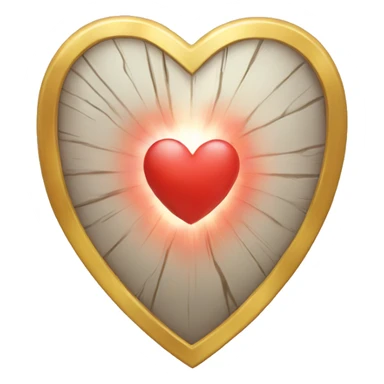 heart shield of light sticker