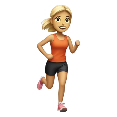 Tapis de course fille sticker