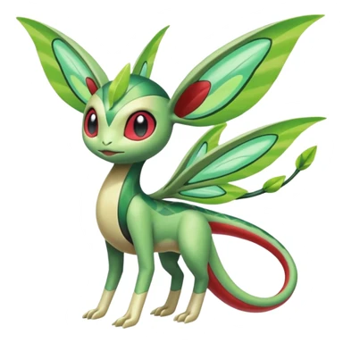 Meloetta-Celebi-Flygon-Pokémon-Fakémon-creature sticker