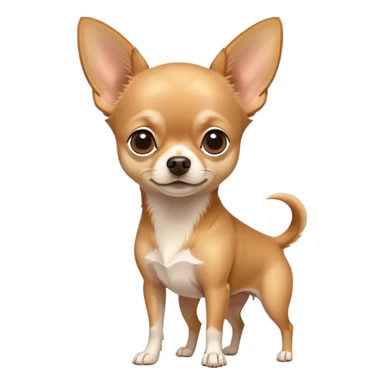 Tan chihuahua  sticker