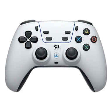 Une manette ps5 sticker