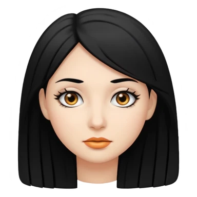 Mujer pelo chino sticker