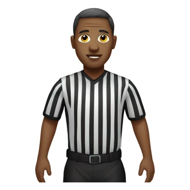 Blind referee sticker