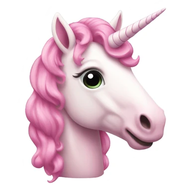 pink unicorn  sticker