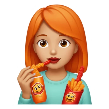 Hot Cheeto girl  sticker