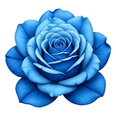i need this type of blue flower  🌹  but the red prt should be blue sticker
