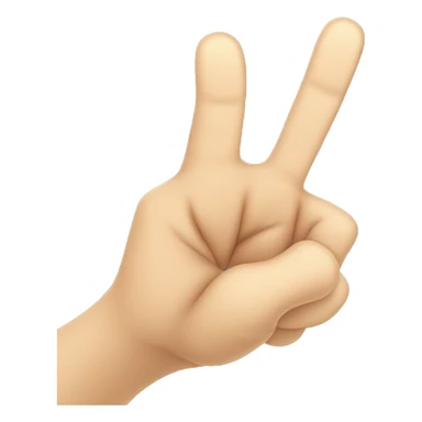 backhand index Finger pointing up sticker