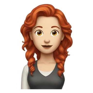 Justine Triet director red hair sticker