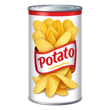 potato chips tube can packaging sticker
