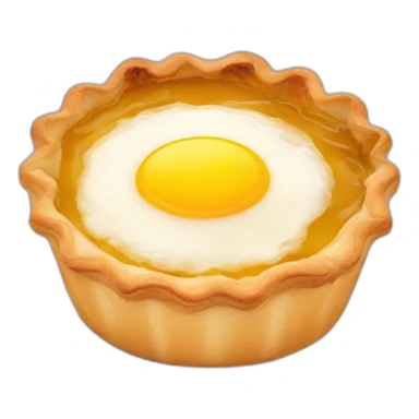 Egg tart sticker