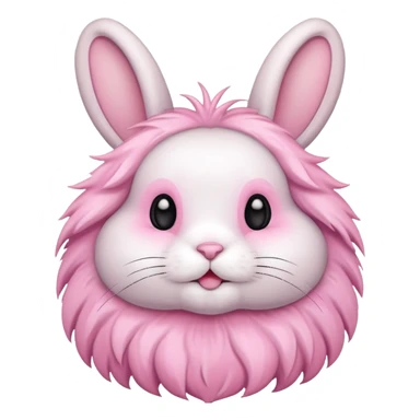 cute rabbit pink sticker