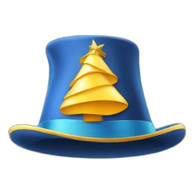 newyear hat sticker