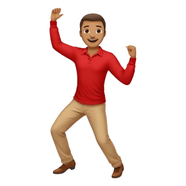 A man dancing salsa sticker