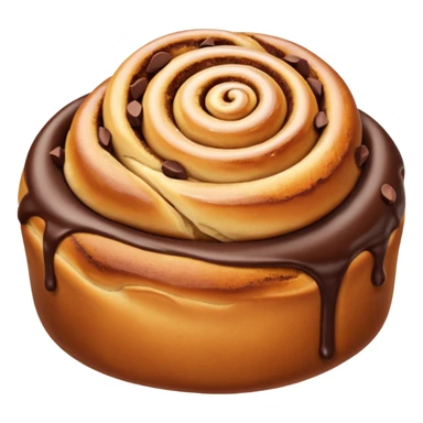 Cinnamon buns with chocolate chips sticker