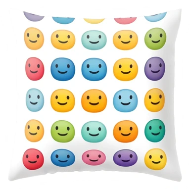 Cozy Eclectic throw pillow sticker