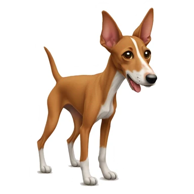 un podenco andaluz marrón sticker