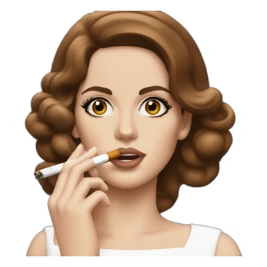 Lana del rey charismatic holding her cigaret sticker