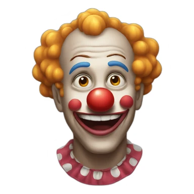 clown realizing it was worth it sticker