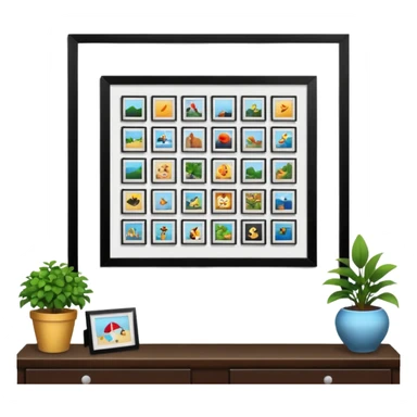 photos framed sticker