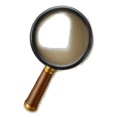 old book with magnifying glass sticker