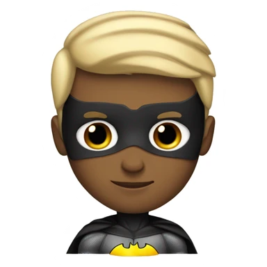Gay light skin Batman  sticker