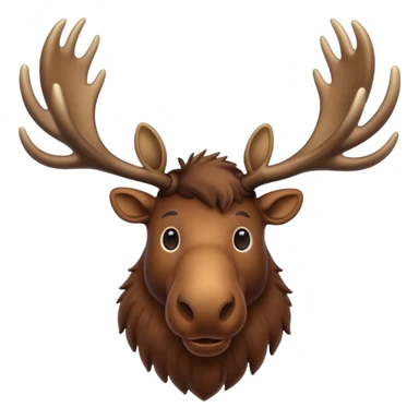 largest of the deer, moose sticker