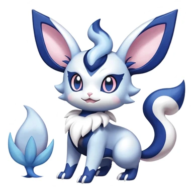 Noibat-Sylveon-Meowstic-Fakémon-hybrid-creature (full body)  sticker