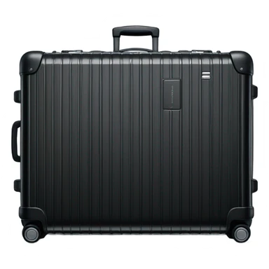 Black rimowa large trunk luggage sticker