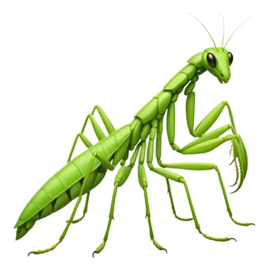 A mantis sticker