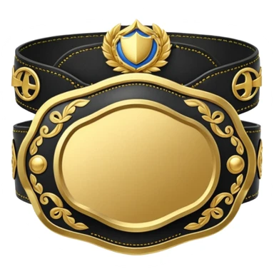 Champion Belt sticker