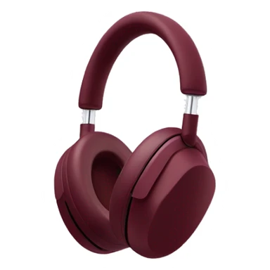 Air pods max headphones in burgundy colour  sticker