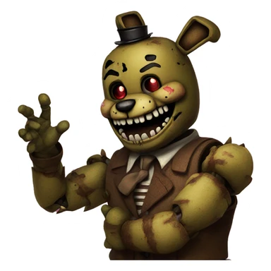 Springtrap from fnaf  sticker