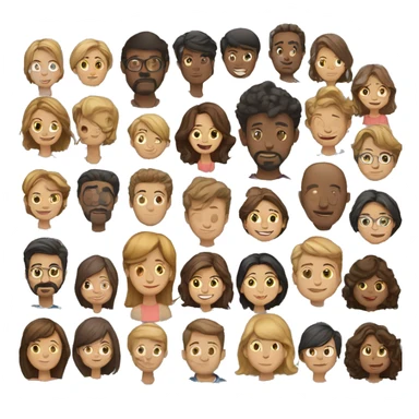 group of anouther people icon sticker