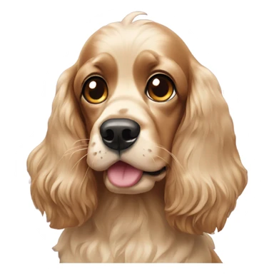 A cocker spaniel sticker