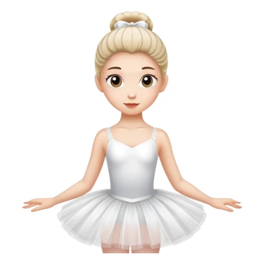 ballerina in tutu sticker
