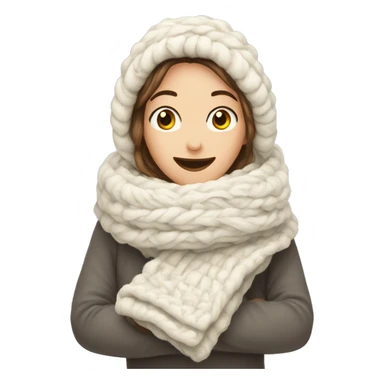 cozy winter folded blanquet sticker