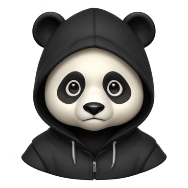 thief panda portrait, head and shoulders only, dark hood, secretive expression, stealthy burglar style, 3D cartoon, mobile game icon style, clean background, no text, no watermark
 sticker