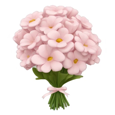 soft pink bouquet sticker
