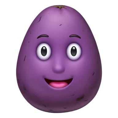 purple potato sticker