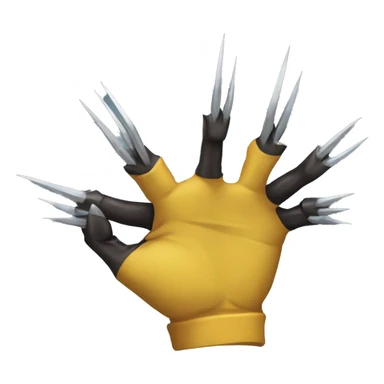 wolverine claws sticker