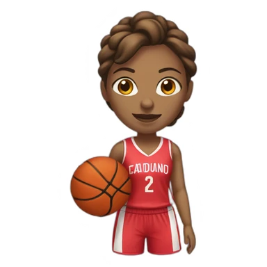 baloncesto femenino sticker