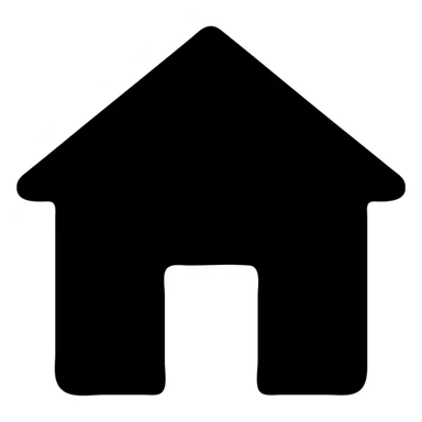 minimal house sticker