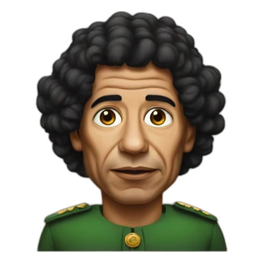 Gadaffi sticker
