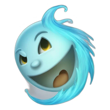 whimsical will-o'-wisp sticker