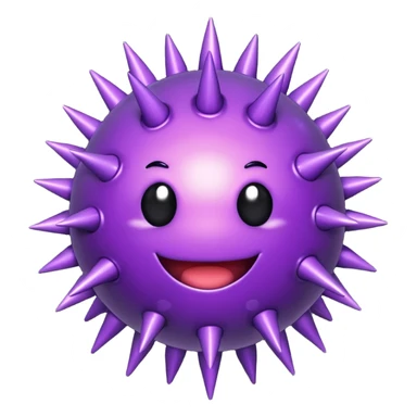 purple virus sticker