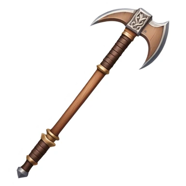 dnd item icon, wooden weapon sticker