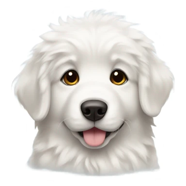 Great Pyrenees puppy sticker