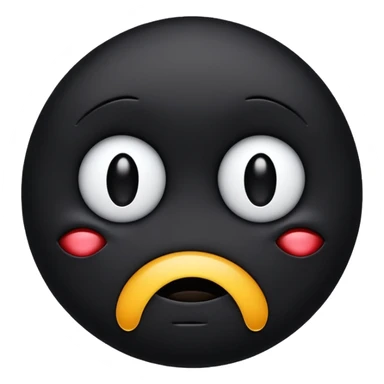 Smiley face emo sticker