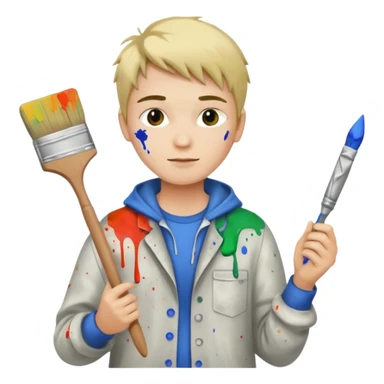 Painter sticker