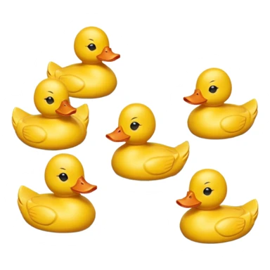 Je veux ces emoji 🤣😃🤑😍🤩😎🥶🥵🤮🥳😭😈🤬🤖🫠 en canard de bain sticker